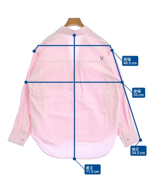 SHIPS（シップス）カジュアルシャツ ピンク サイズ:ONE レディース/2200645499025