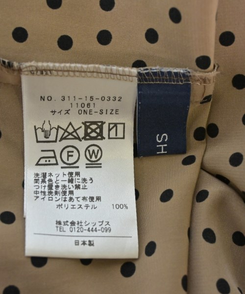 SHIPS（シップス）ブラウス ベージュ サイズ:ONE レディース/2200645939040