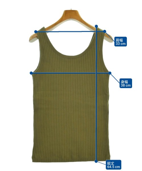 SHIPS any（シップスエニィ）タンクトップ カーキ サイズ:F レディース/2200648188162
