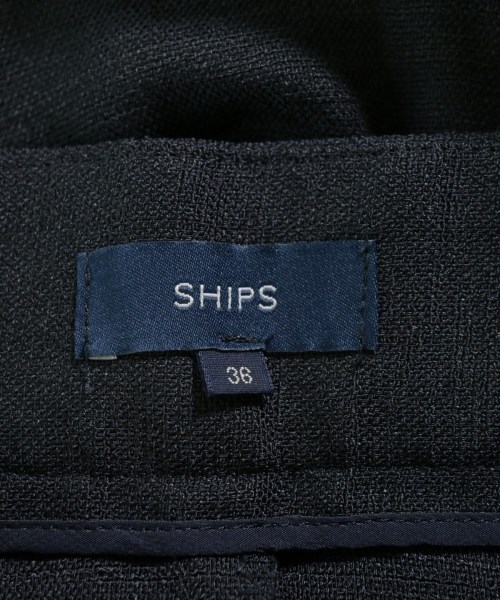 SHIPS（シップス）クロップドパンツ 黒 サイズ:36(S位) レディース/2200691138022