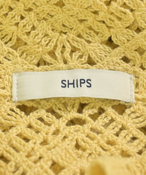 SHIPS（シップス）カーディガン 黄 サイズ:F レディース/2200702581106