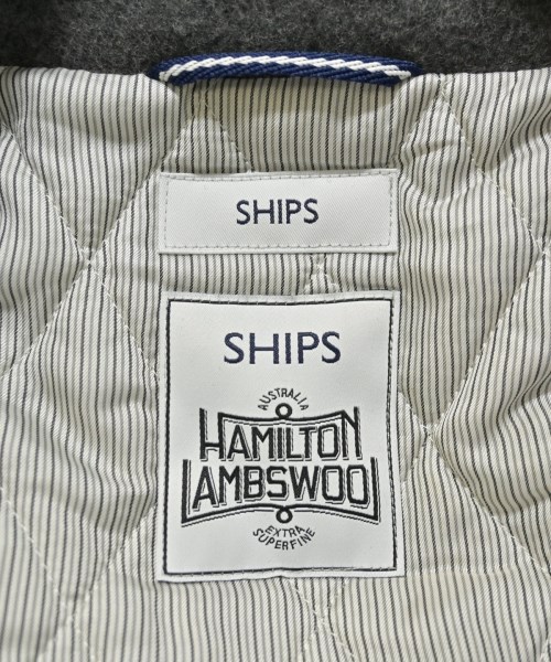 SHIPS（シップス）ステンカラーコート グレー サイズ:XL レディース/2200706147018