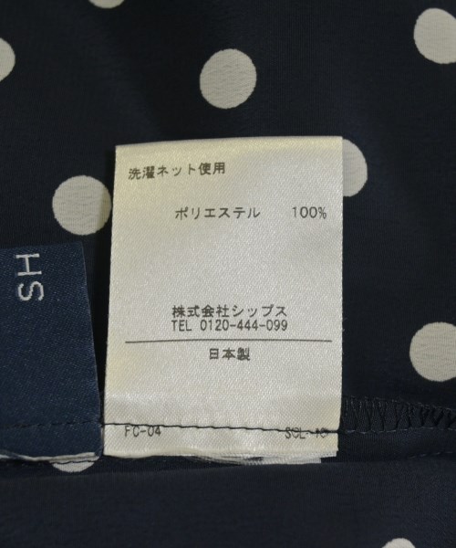 SHIPS（シップス）ブラウス 紺 サイズ:F レディース/2200708183052