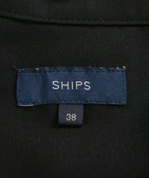 SHIPS（シップス）カジュアルシャツ 黒 サイズ:38(M位) レディース/2200706263022