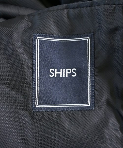 SHIPS（シップス）ステンカラーコート 紺 サイズ:M レディース/2200691824017