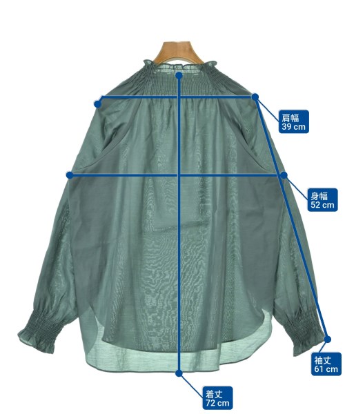 SHIPS（シップス）ブラウス 緑 サイズ:F レディース/2200659414106