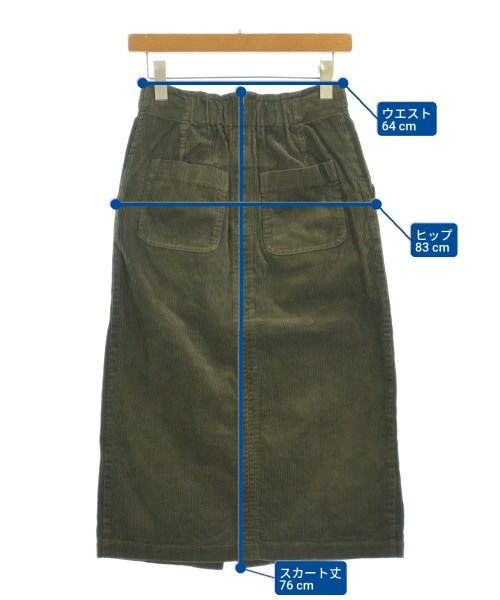SHIPS（シップス）ロング・マキシ丈スカート カーキ サイズ:36(S位) レディース/2200663908028