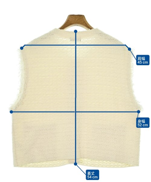 SHIPS（シップス）ベスト 白 サイズ:-(M位) レディース/2200664458164