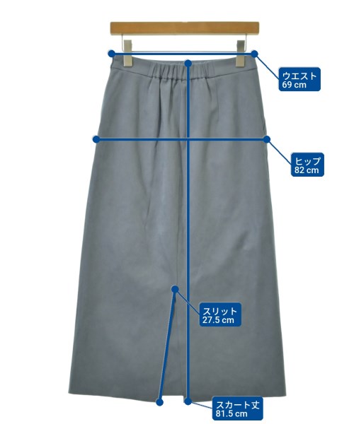 SHIPS（シップス）ロング・マキシ丈スカート 青 サイズ:40(M位) レディース/2200666488084