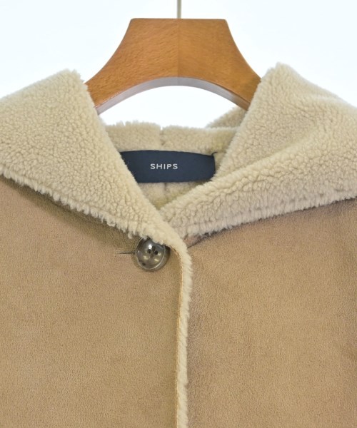 SHIPS（シップス）ムートンコート ベージュ サイズ:38(M位) レディース/2200663813254