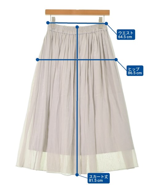 SHIPS（シップス）ロング・マキシ丈スカート グレー サイズ:-(M位) レディース/2200668352024