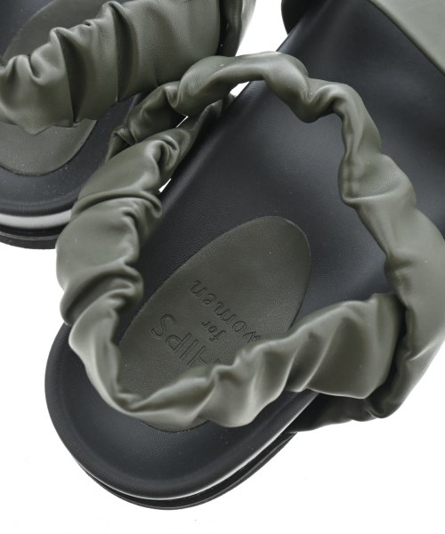 SHIPS（シップス）サンダル カーキ サイズ:-(24cm位) レディース/2200667218109