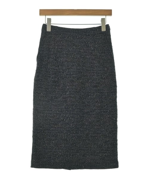 SHIPS(シップス)ひざ丈スカート 紺 サイズ:S/2200664885021