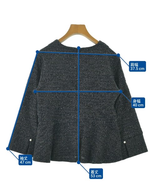 SHIPS（シップス）ブラウス 紺 サイズ:S レディース/2200664885038