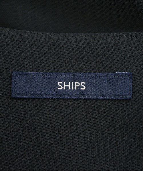 SHIPS（シップス）ノーカラージャケット 紺 サイズ:38(M位) レディース/2200728352025