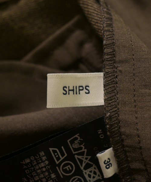 SHIPS（シップス）スラックス 茶 サイズ:36(S位) レディース/2200734088017