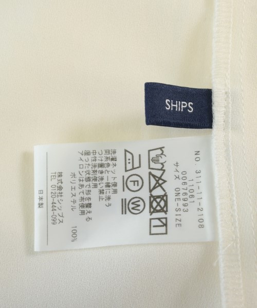 SHIPS（シップス）ブラウス 白 サイズ:F レディース/2200733666056