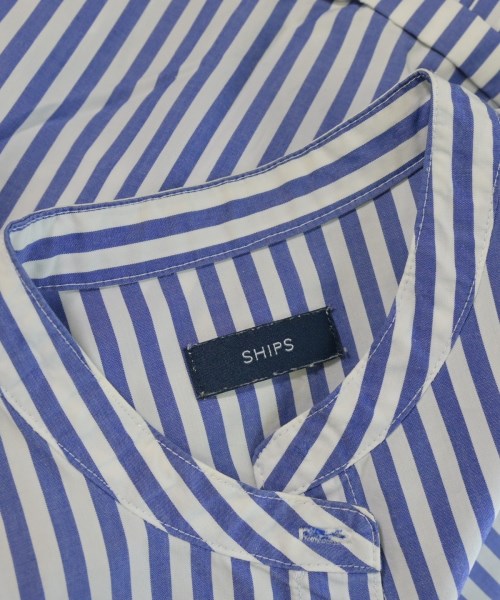 SHIPS（シップス）シャツワンピース 青 サイズ:S レディース/2200729848060
