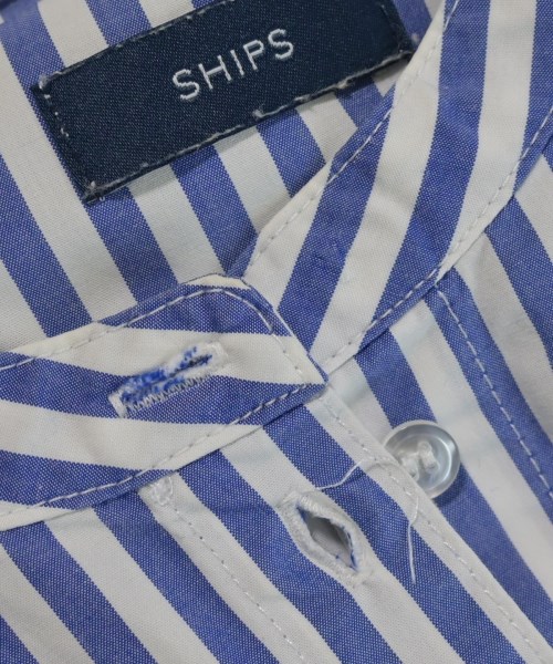 SHIPS（シップス）シャツワンピース 青 サイズ:S レディース/2200729848060