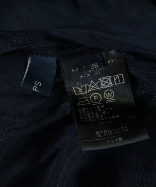 SHIPS（シップス）シャツワンピース 紺 サイズ:38(M位) レディース/2200713664096