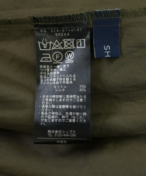 SHIPS（シップス）ワンピース カーキ サイズ:F レディース/2200717859214