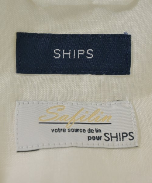 SHIPS（シップス）カジュアルシャツ 白 サイズ:38(M位) レディース/2200718705121