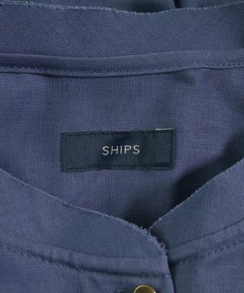 SHIPS（シップス）ブラウス 青 サイズ:38(M位) レディース/2200719802225