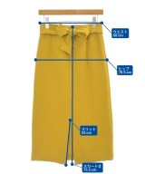 SHIPS（シップス）ロング・マキシ丈スカート 黄 サイズ:38(M位) レディース/2200715477090