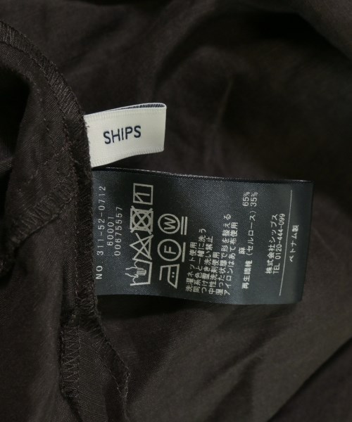 SHIPS（シップス）ブラウス 茶 サイズ:F レディース/2200719425066
