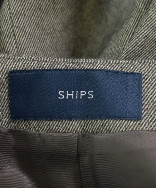 SHIPS（シップス）ノーカラージャケット グレー サイズ:38(M位) レディース/2200679260042