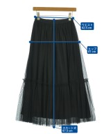 SHIPS（シップス）ロング・マキシ丈スカート 黒 サイズ:ONE レディース/2200684186061