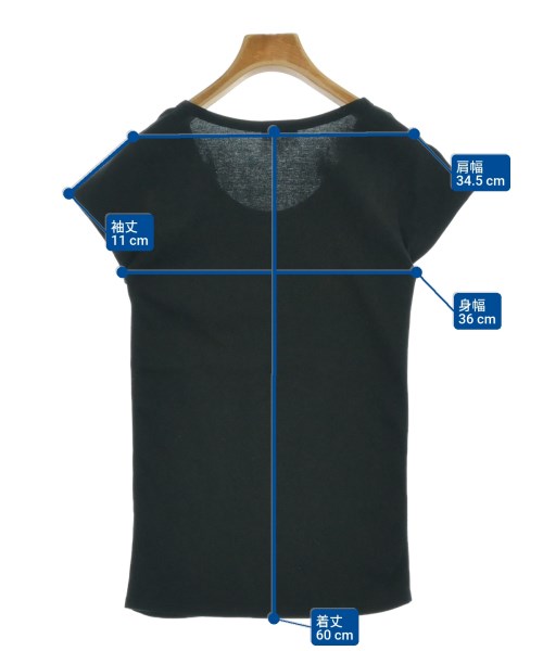 SHIPS（シップス）Tシャツ・カットソー 黒 サイズ:36(S位) レディース/2200680960122