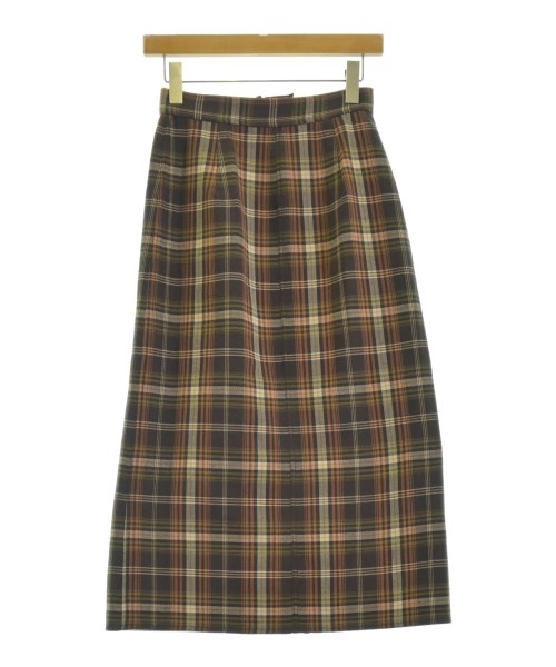 green label relaxing（グリーンレーベルリラクシング）ロング・マキシ丈スカート 茶 サイズ:36(S位) レディース/2200666705068