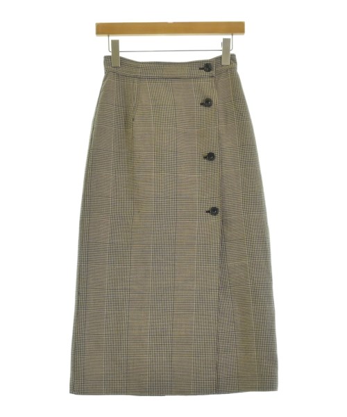 green label relaxing（グリーンレーベルリラクシング）ロング・マキシ丈スカート 茶 サイズ:36(S位) レディース/2200666705068