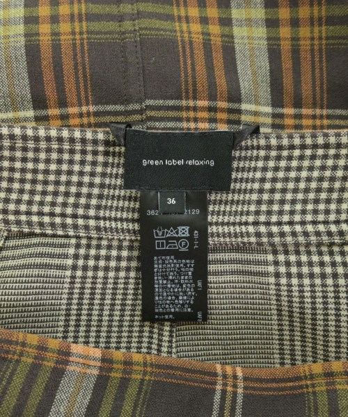 green label relaxing（グリーンレーベルリラクシング）ロング・マキシ丈スカート 茶 サイズ:36(S位) レディース/2200666705068