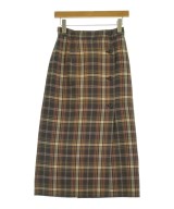 green label relaxing（グリーンレーベルリラクシング）ロング・マキシ丈スカート 茶 サイズ:36(S位) レディース/2200666705068