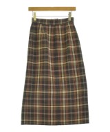 green label relaxing（グリーンレーベルリラクシング）ロング・マキシ丈スカート 茶 サイズ:36(S位) レディース/2200666705068