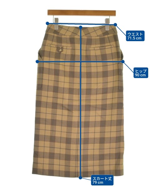 SCYE（サイ）ロング・マキシ丈スカート ベージュ サイズ:38(M位) レディース/2200678996041