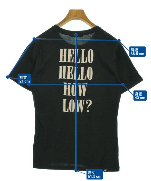HYSTERIC GLAMOUR（ヒステリックグラマー）Tシャツ・カットソー 黒 サイズ:S メンズ/2200617935056