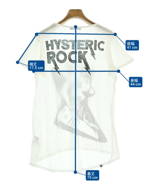 HYSTERIC GLAMOUR（ヒステリックグラマー）Tシャツ・カットソー 白 サイズ:F レディース/2200618344161