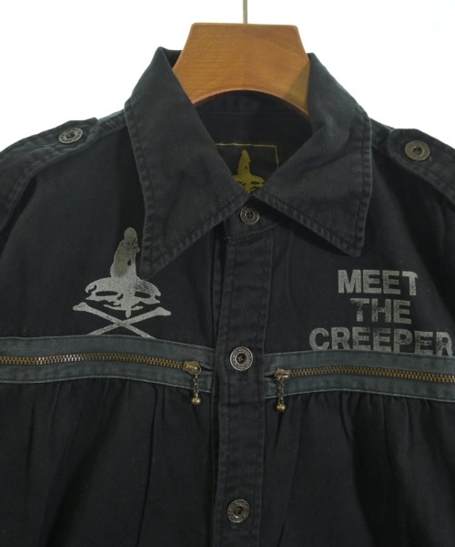 HYSTERIC GLAMOUR（ヒステリックグラマー）カジュアルシャツ 黒 サイズ:F レディース/2200618344239