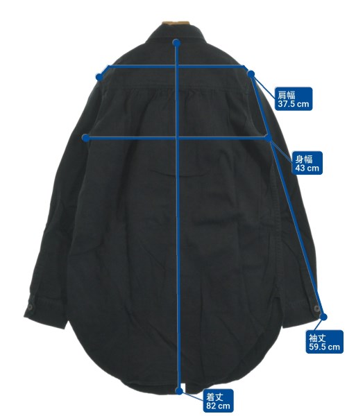 HYSTERIC GLAMOUR（ヒステリックグラマー）カジュアルシャツ 黒 サイズ:F レディース/2200618344239