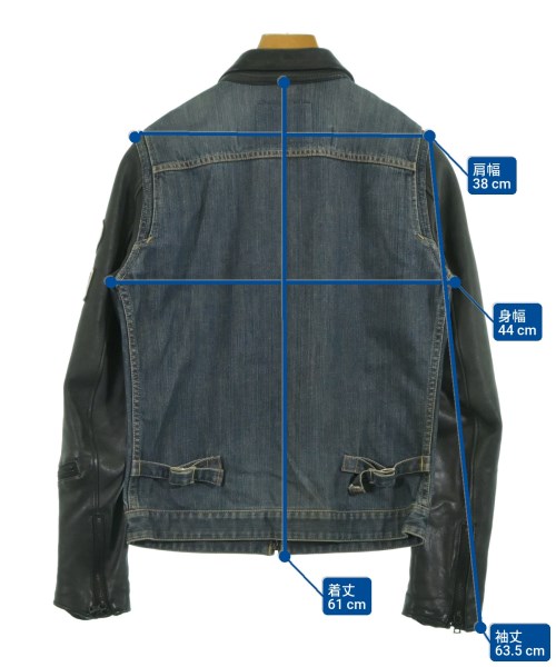 HYSTERIC GLAMOUR（ヒステリックグラマー）デニムジャケット 青 サイズ:S レディース/2200620986014