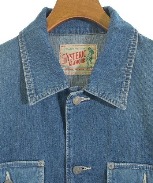 HYSTERIC GLAMOUR（ヒステリックグラマー）デニムジャケット 青 サイズ:F レディース/2200614214024
