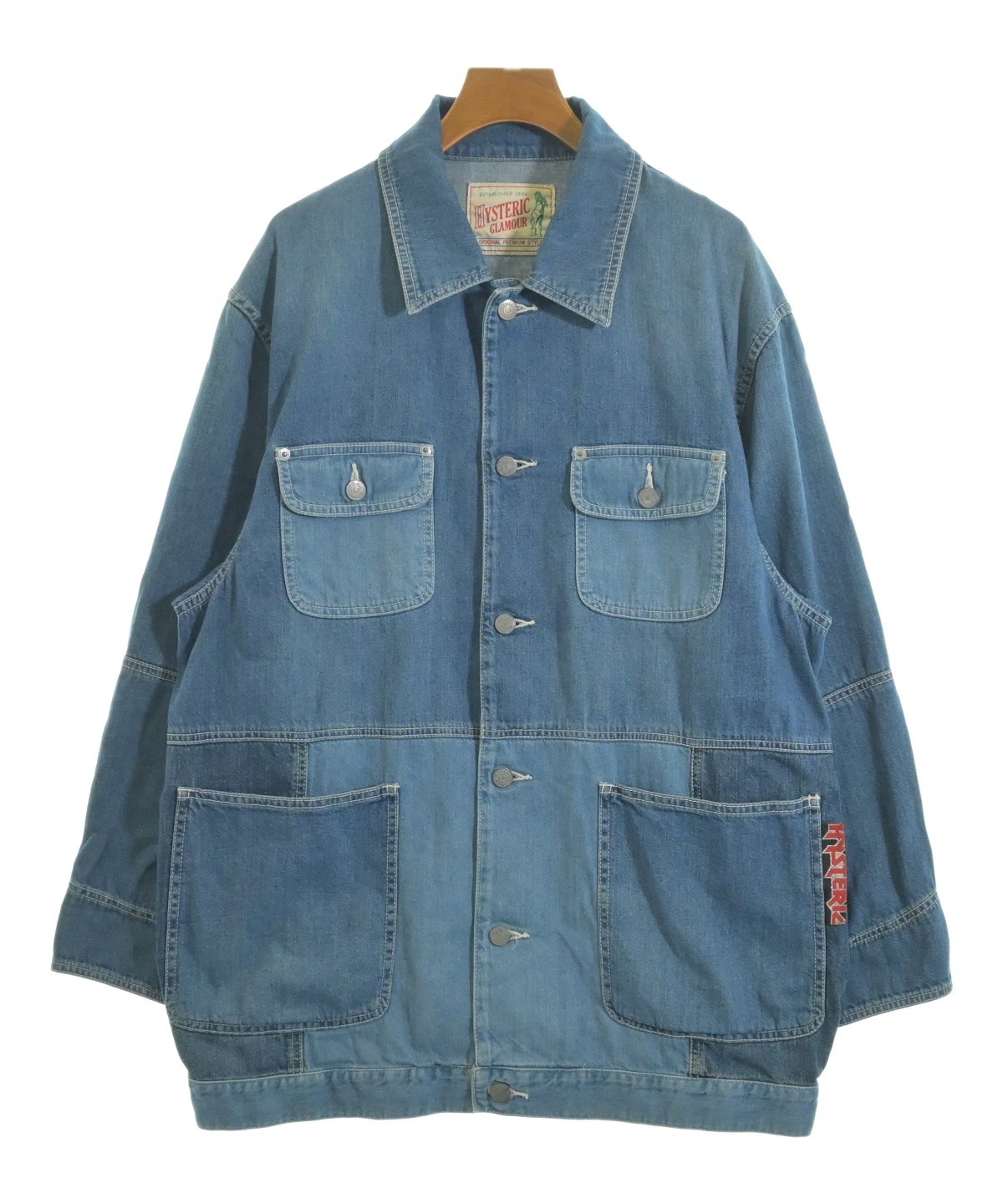 HYSTERIC GLAMOUR（ヒステリックグラマー）デニムジャケット 青 サイズ