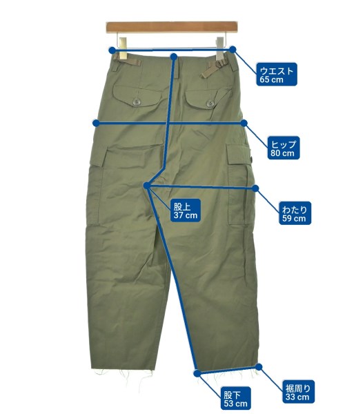 HYSTERIC GLAMOUR（ヒステリックグラマー）カーゴパンツ カーキ サイズ:S レディース/2200640949068