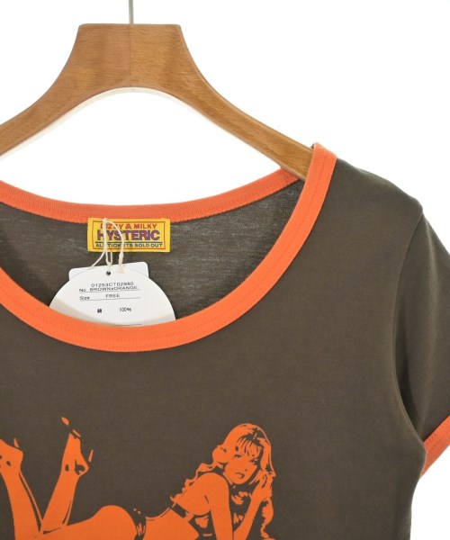 HYSTERIC GLAMOUR（ヒステリックグラマー）Tシャツ・カットソー 茶 サイズ:F レディース/2200644268097