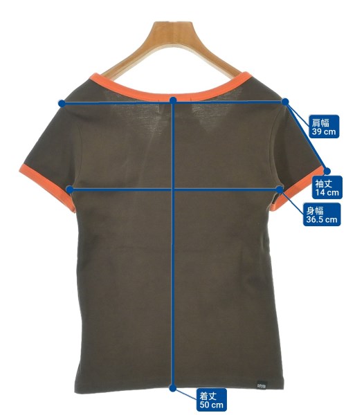 HYSTERIC GLAMOUR（ヒステリックグラマー）Tシャツ・カットソー 茶 サイズ:F レディース/2200644268097