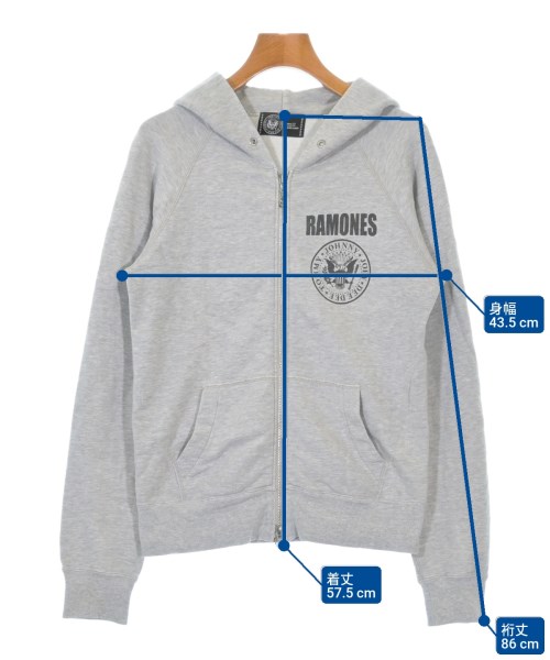 HYSTERIC GLAMOUR（ヒステリックグラマー）パーカー グレー サイズ:F レディース/2200622415048