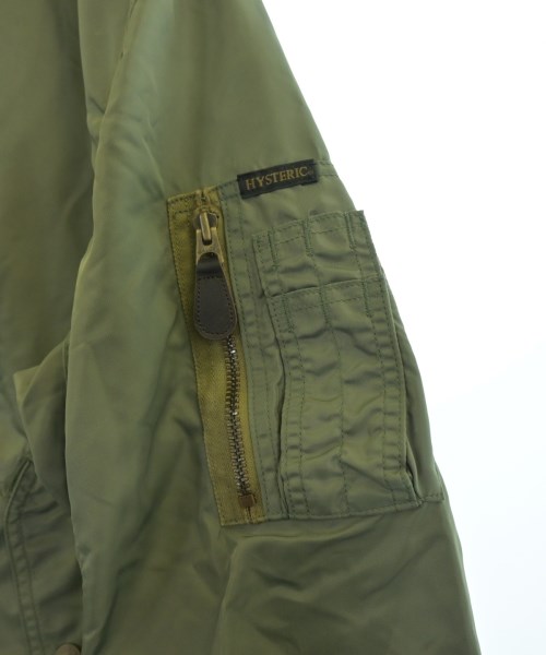 HYSTERIC GLAMOUR（ヒステリックグラマー）ミリタリーブルゾン カーキ サイズ:S レディース/2200623912126